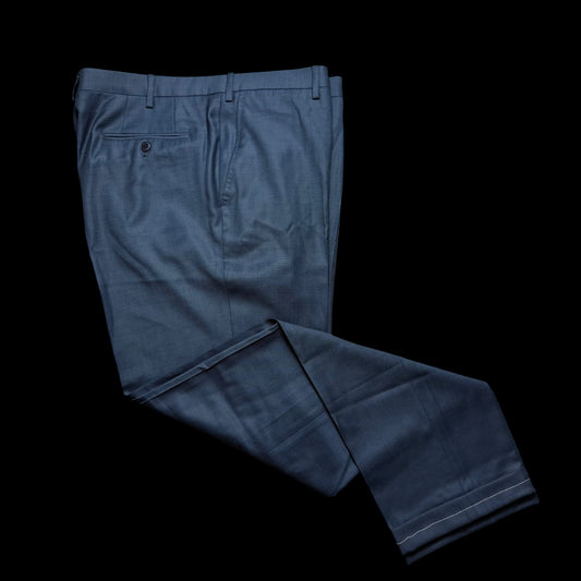 New Men’s Brioni Tigullio Wool Suit Trousers Size 56 (W38”) Nailhead RRP £770