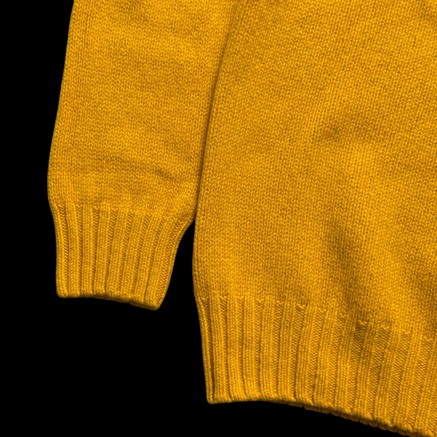 BNWT Malloch’s Linton Roll Neck Jumper Small Superfine Wool Goldeneye Yellow RRP £185