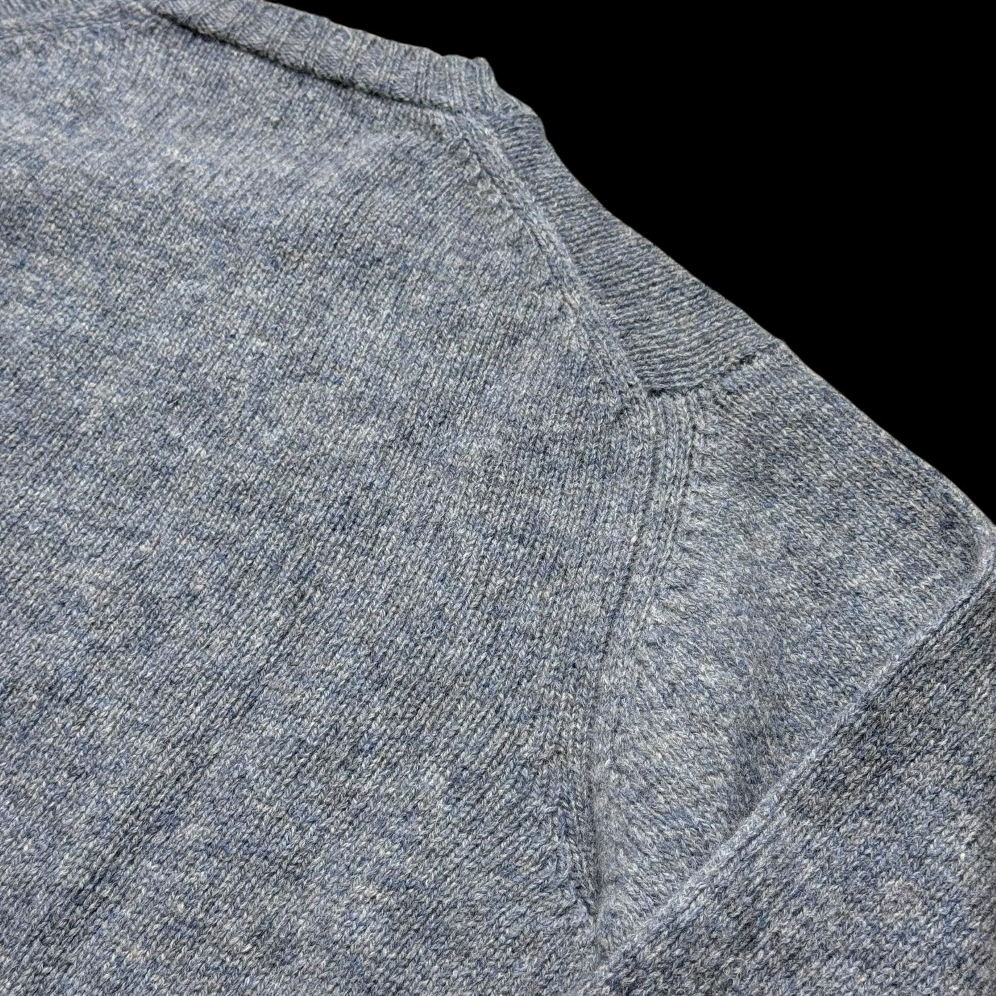 BNWT Malloch’s Wreay Shetland Wool Crew Neck Jumper Medium Pale Blue RRP £205
