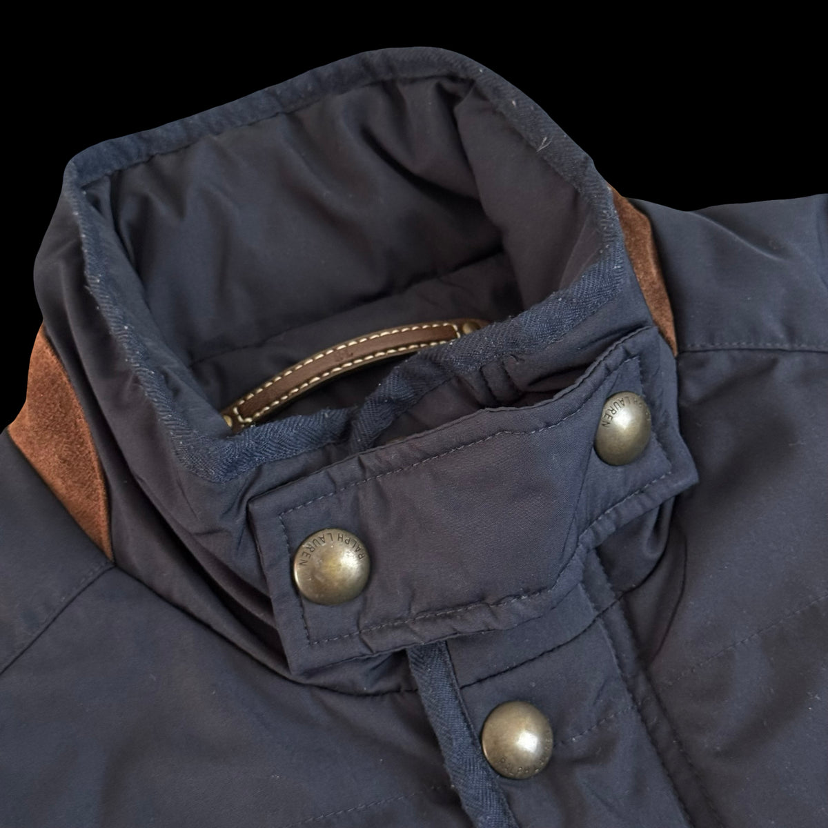 Men’s Polo Ralph Lauren Equestrian Hunter Team Gilet Vest Small Navy Bleecker