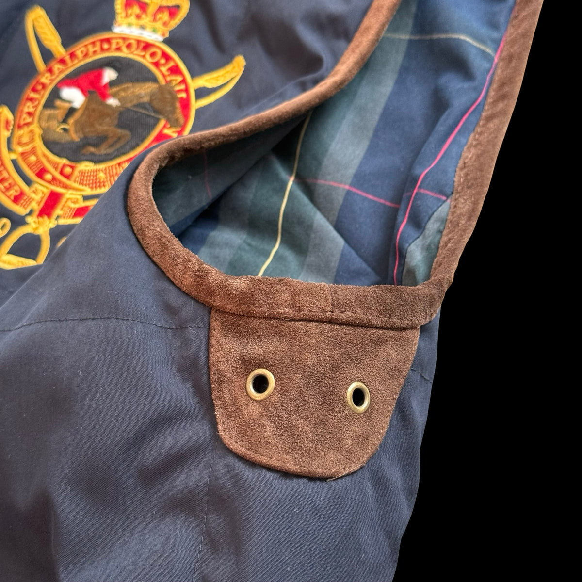 Men’s Polo Ralph Lauren Equestrian Hunter Team Gilet Vest Small Navy Bleecker
