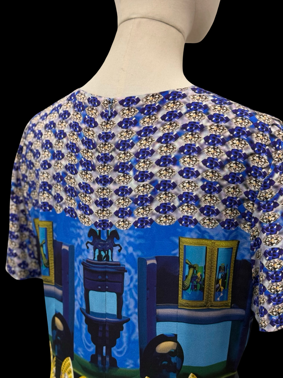 Mary Katrantzou Silk Dress UK14 SS 2011 Earthtone Collection RRP £1150