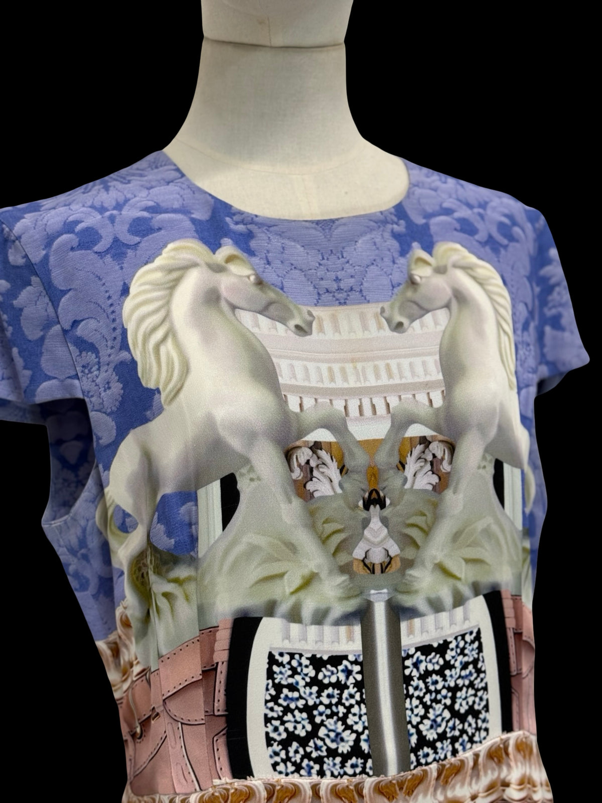 Mary Katrantzou Silk Dress UK14 SS 2011 Earthtone Collection RRP £1150