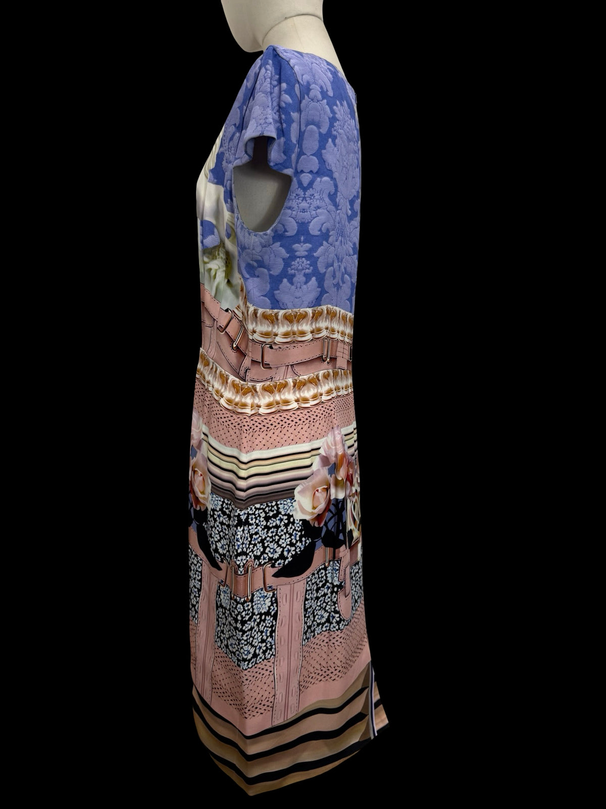 Mary Katrantzou Silk Dress UK14 SS 2011 Earthtone Collection RRP £1150