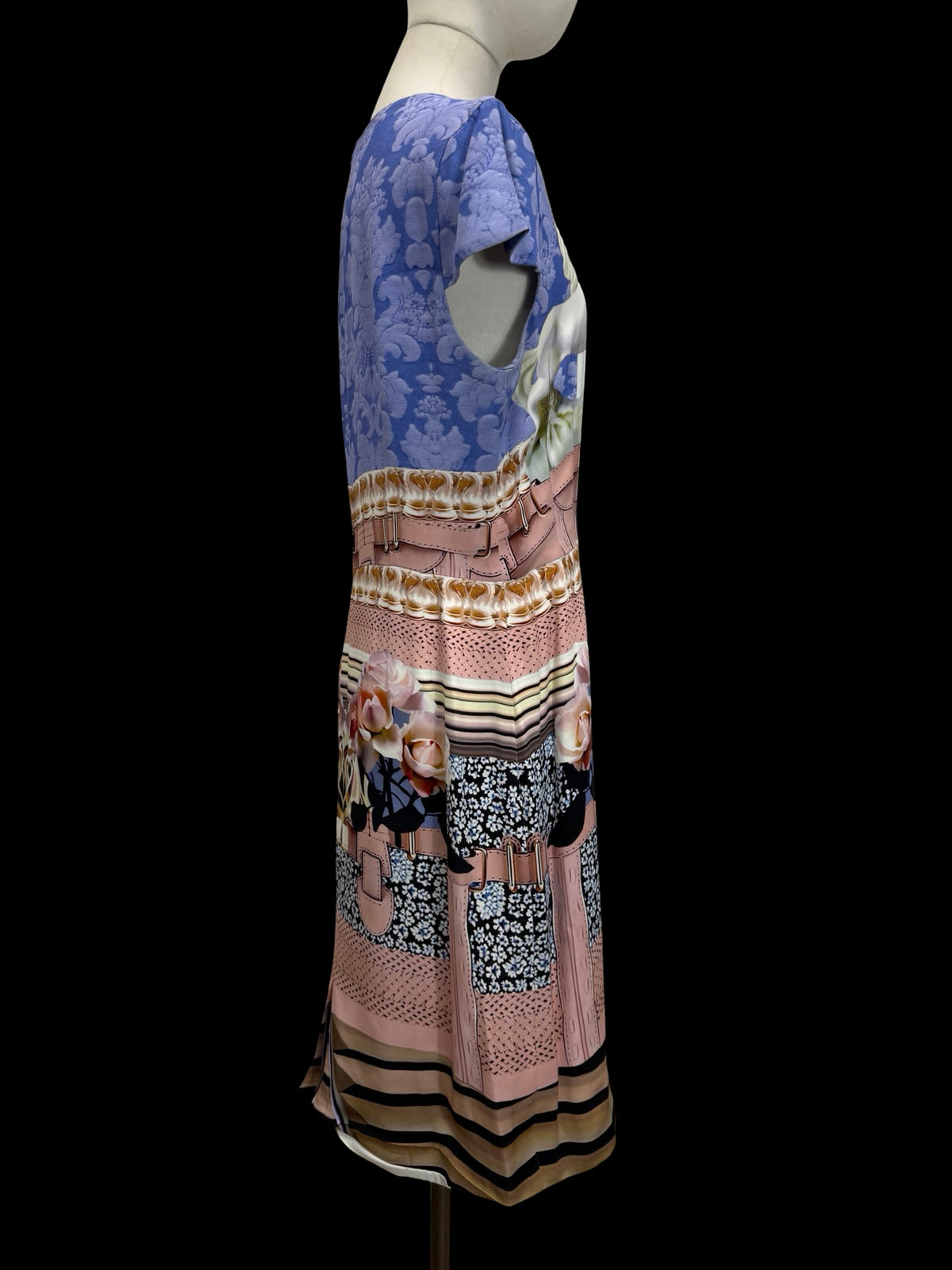 Mary Katrantzou Silk Dress UK14 SS 2011 Earthtone Collection RRP £1150