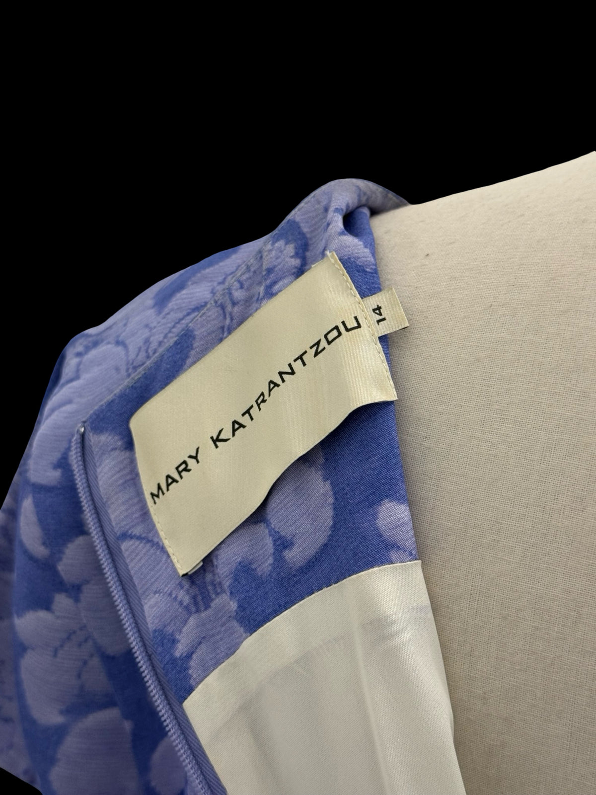 Mary Katrantzou Silk Dress UK14 SS 2011 Earthtone Collection RRP £1150