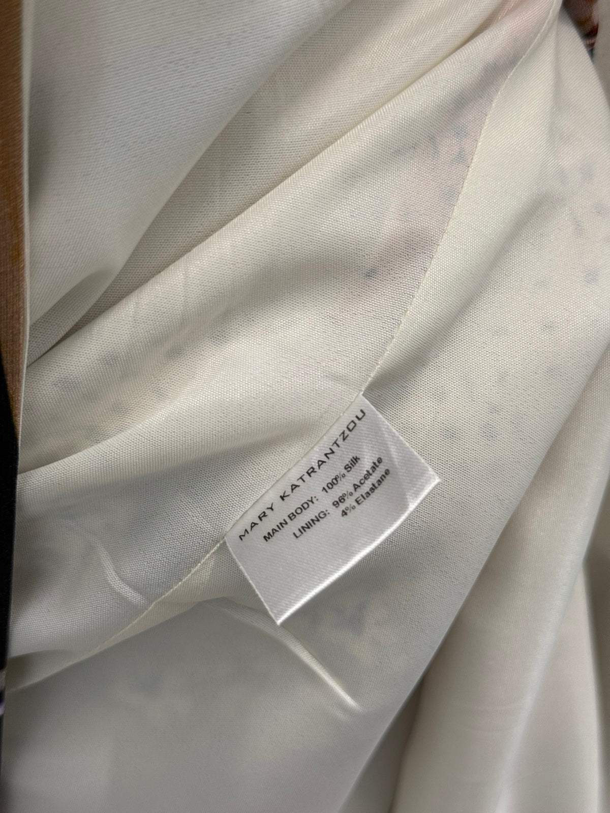 Mary Katrantzou Silk Dress UK14 SS 2011 Earthtone Collection RRP £1150